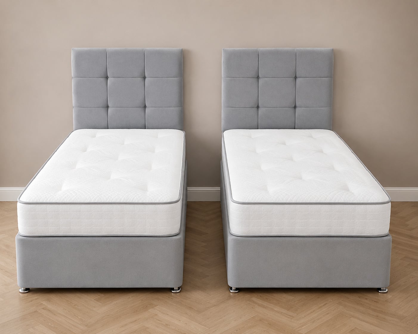 Double Divan Bed with Mattress £165 — can deliver in 2 days - Furniture