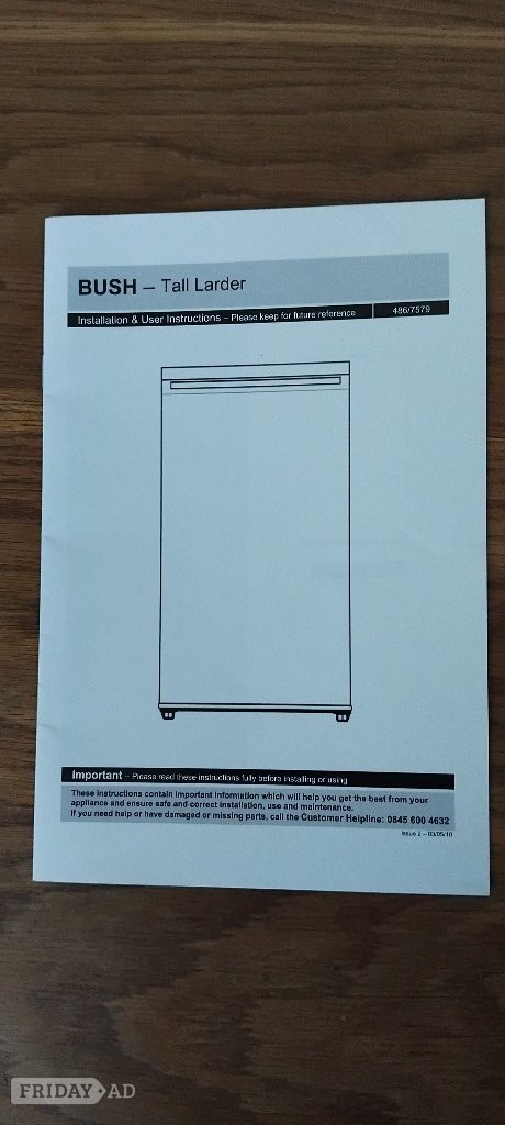 Tunbridge Wells Tall Larder Fridge