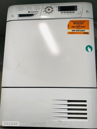 Hotpoint 8KG load condenser tumble dryer 