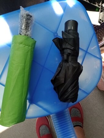 Fold umbrella (new) colour green