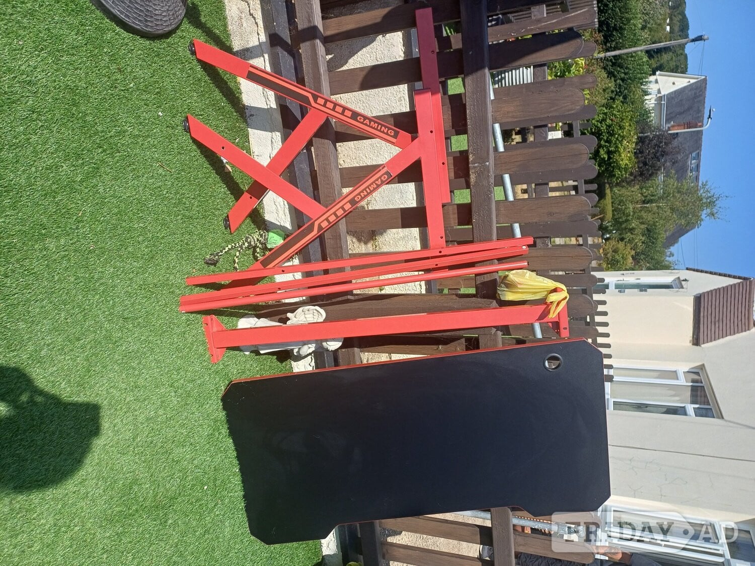Gaming table/desk black and red in Newton Abbot