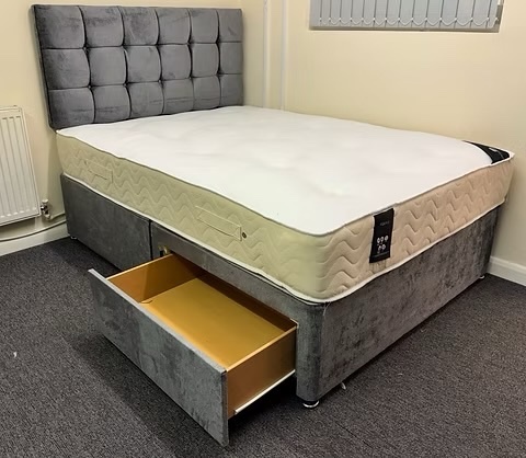 SUPER KING -REGENCY 1000 POCKET MATTRESS WITH  BASE & 24 Inch HB