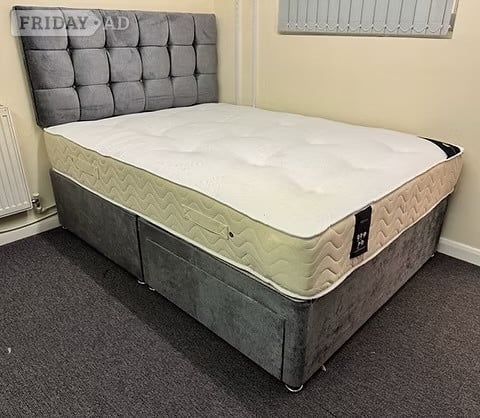 SUPER KING -REGENCY 1000 POCKET MATTRESS WITH  BASE & 24 Inch HB in Rotherham