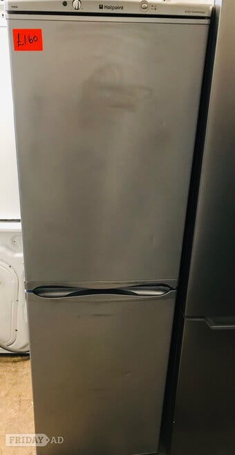 Hotpoint silver colour fridge freezer 