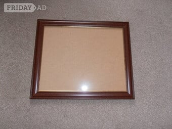 Wooden Picture Frame with glass!