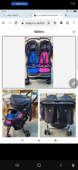 Joie double stroller
