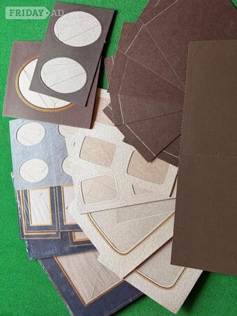 Cardboard photo frames