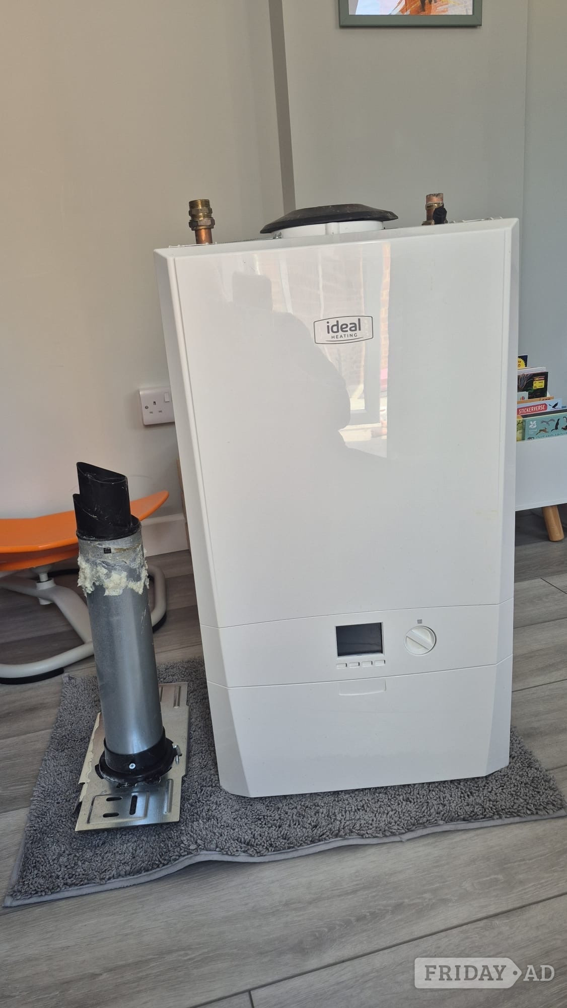 Ideal heating boiler and showermate shower pump in Bexhill-On-Sea