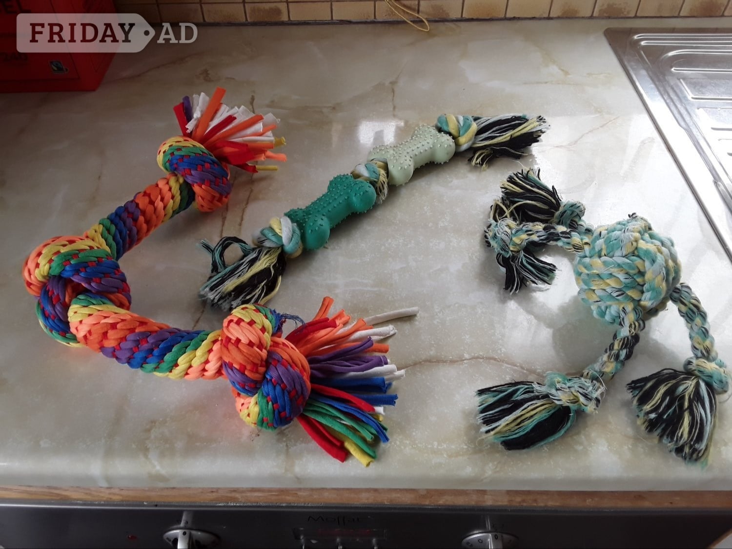 Assortment dog toys. in Bexhill-On-Sea