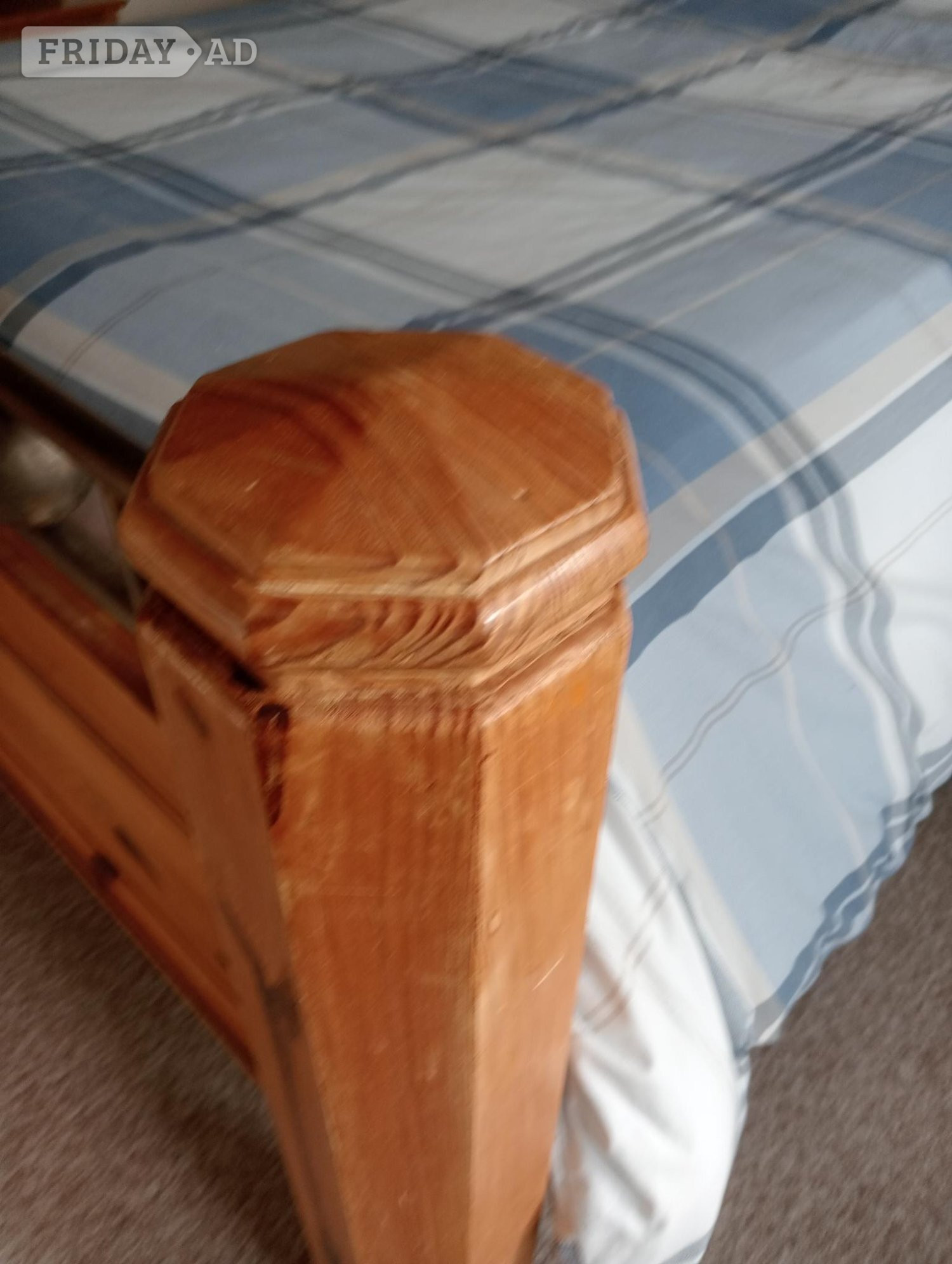 Bognor Regis King size wood/ironwork bed - No mattress - Character furniture
