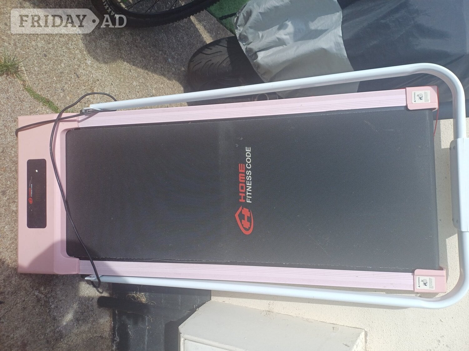 Pink running machine easy store in Newton Abbot