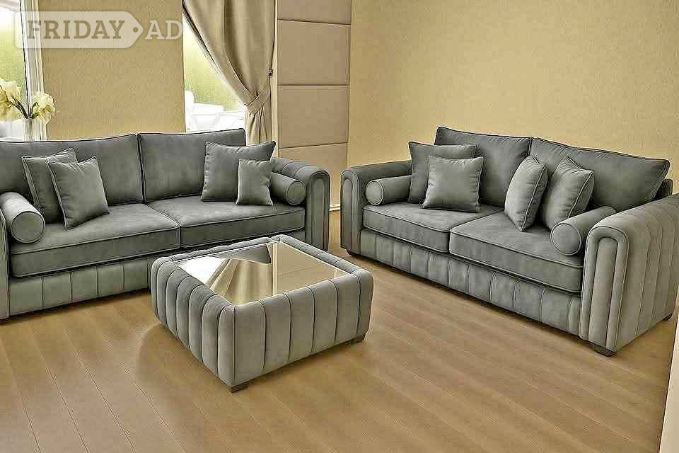 Grey Lilly 3+2 Sofa Set | Dudley | Same Day Delivery in Dudley