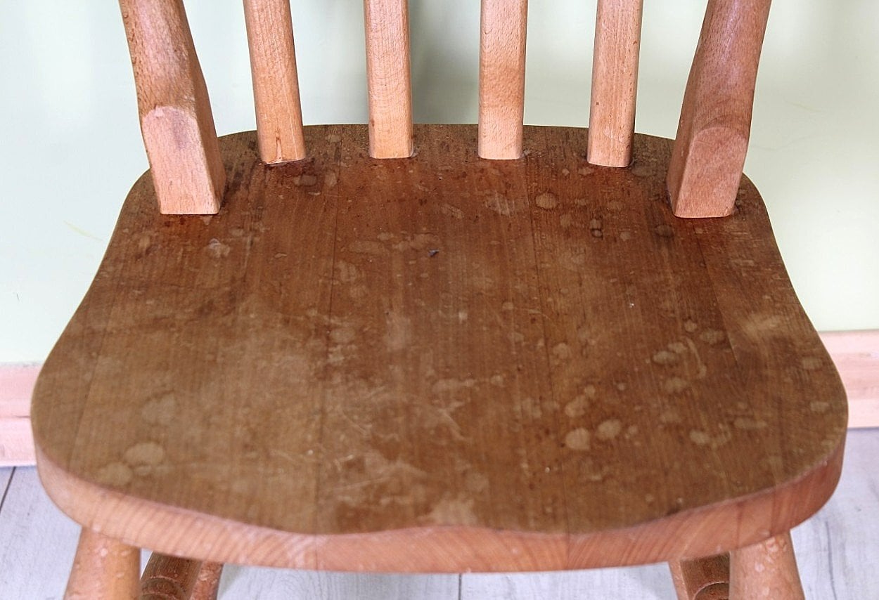 UK Delivery - Set Of 6 Very Rustic Old Solid Farmhouse Chairs - Furniture