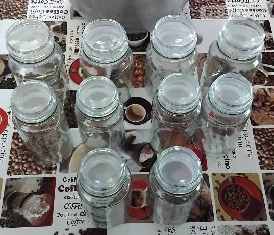Preserve Pot & 10 Jars