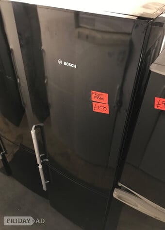 Bosch black frost free fridge freezer 