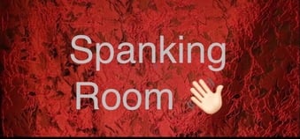 Dominatrix in the spanking room 