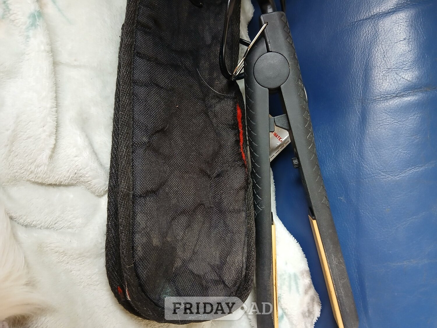 Hair straighteners with case