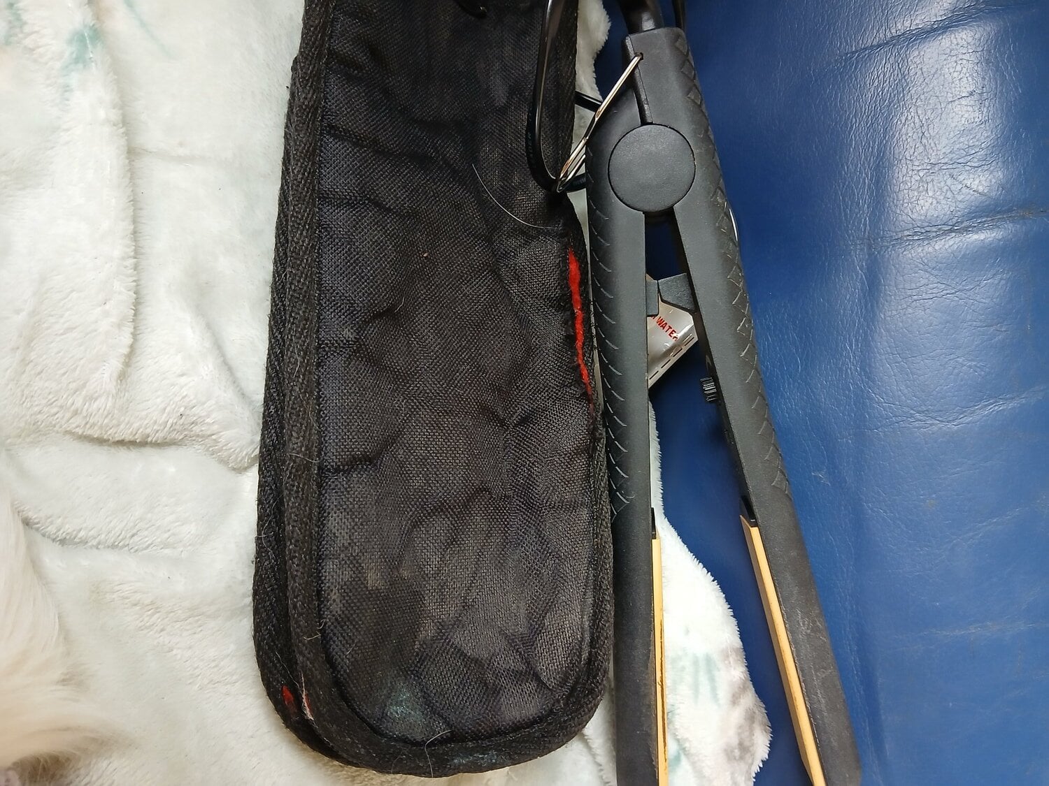 Hair straighteners with case