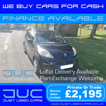 Peugeot 107 1.0 Allure (Manual Petrol) 13 Reg 2013 67,130 Miles