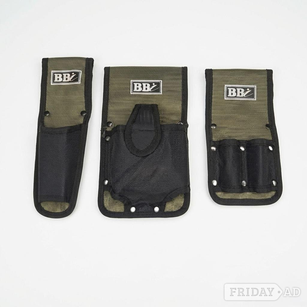 BBI Heavy Duty Olive Green Heavy Duty Nylon Tool Belt Full Set - DIY in Birmingham