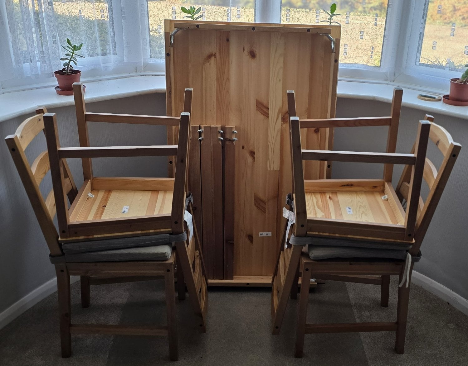 IKEA Dining Table with 4 Chairs Used Good Condition in Polegate