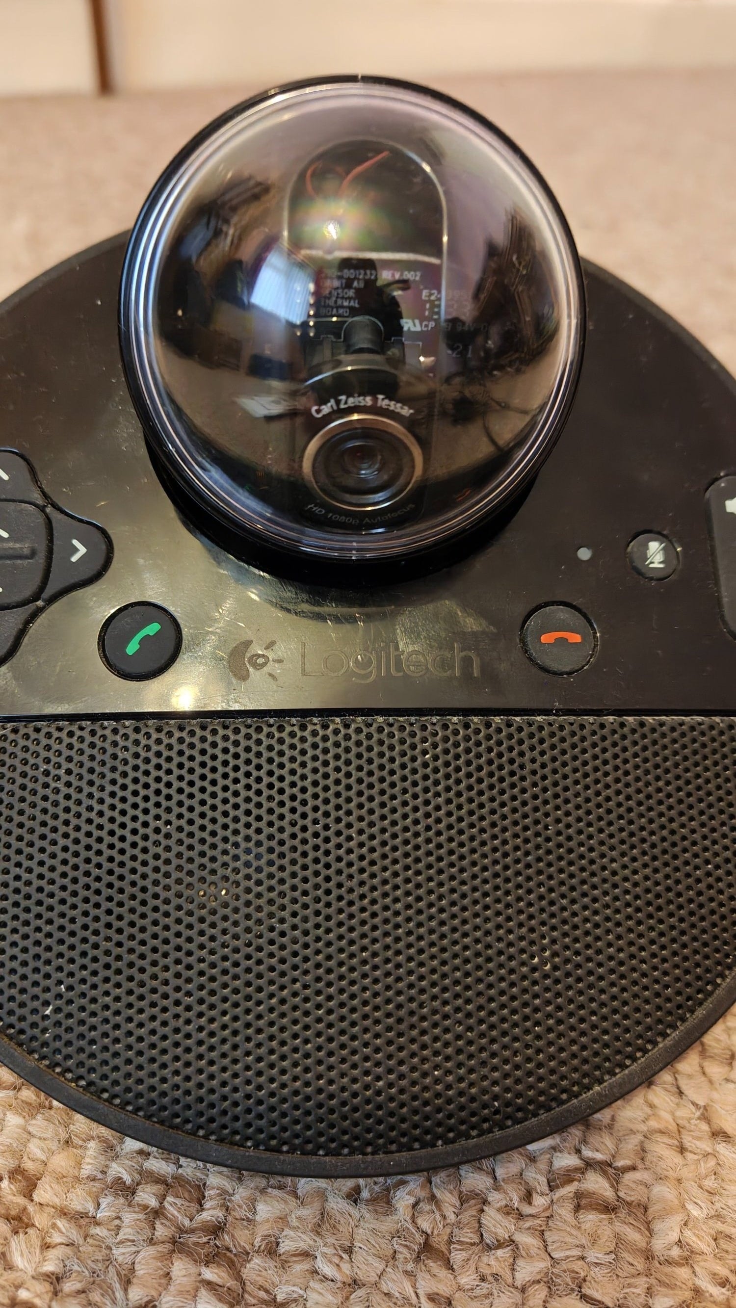 St. Neots logitech BBC950 webcam with remote control and free postage