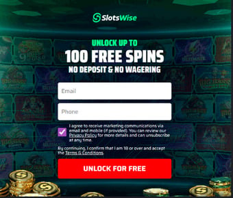 Claim Up To 100 FREE Spins! 