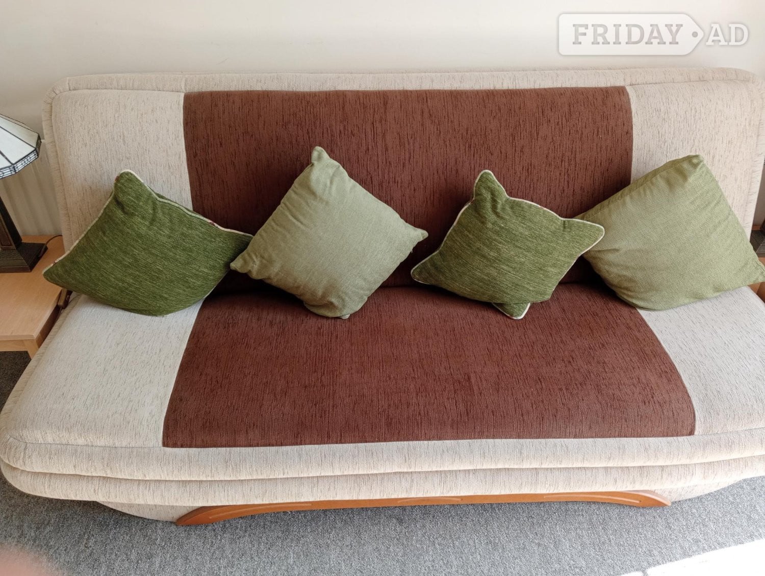 Sofa Bed - Three seater with under seat storage in Bognor Regis