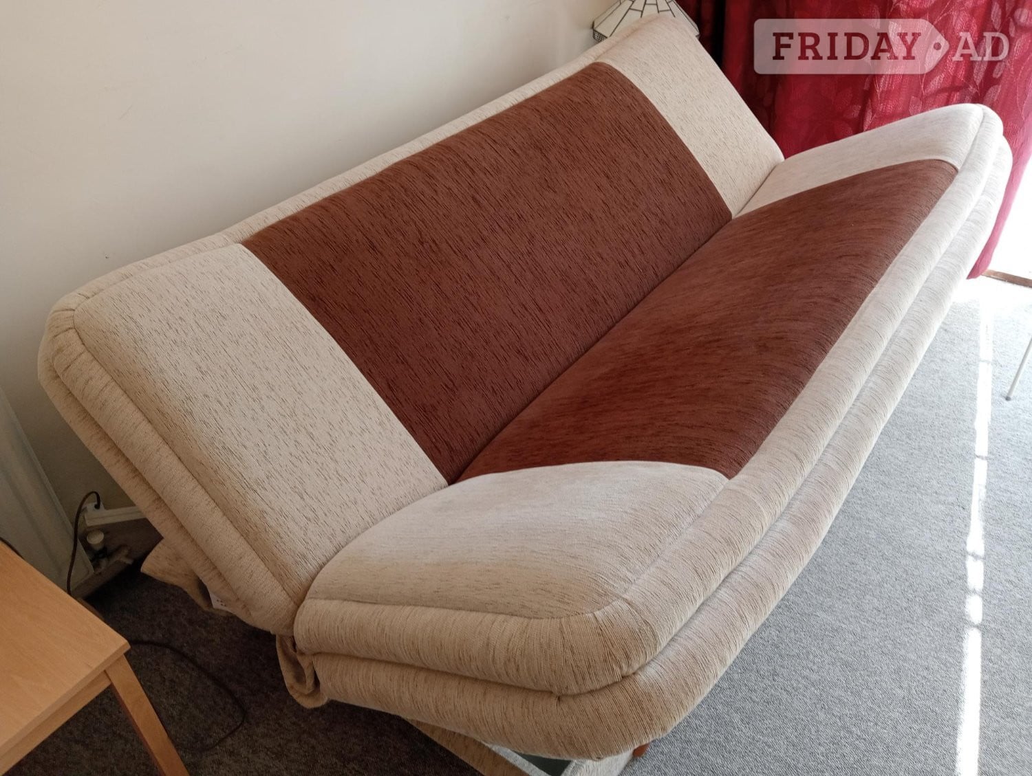 Sofa Bed - Three seater with under seat storage - Furniture in Bognor Regis