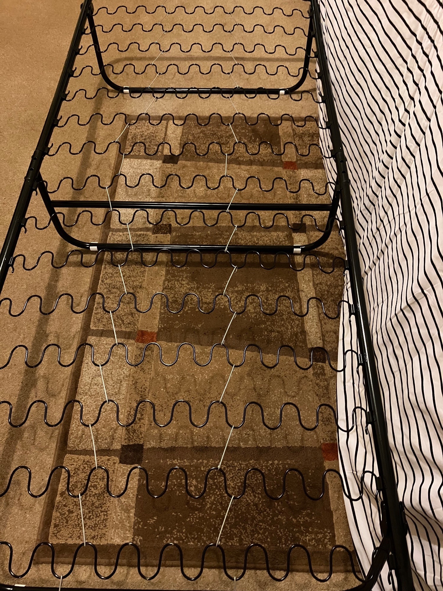 FOLD-UP GUEST BED, FOR THOSE SLEEPOVER VISITORS