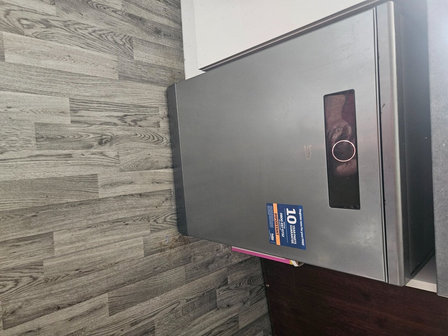 Wolverhampton Beko dishwasher in silver