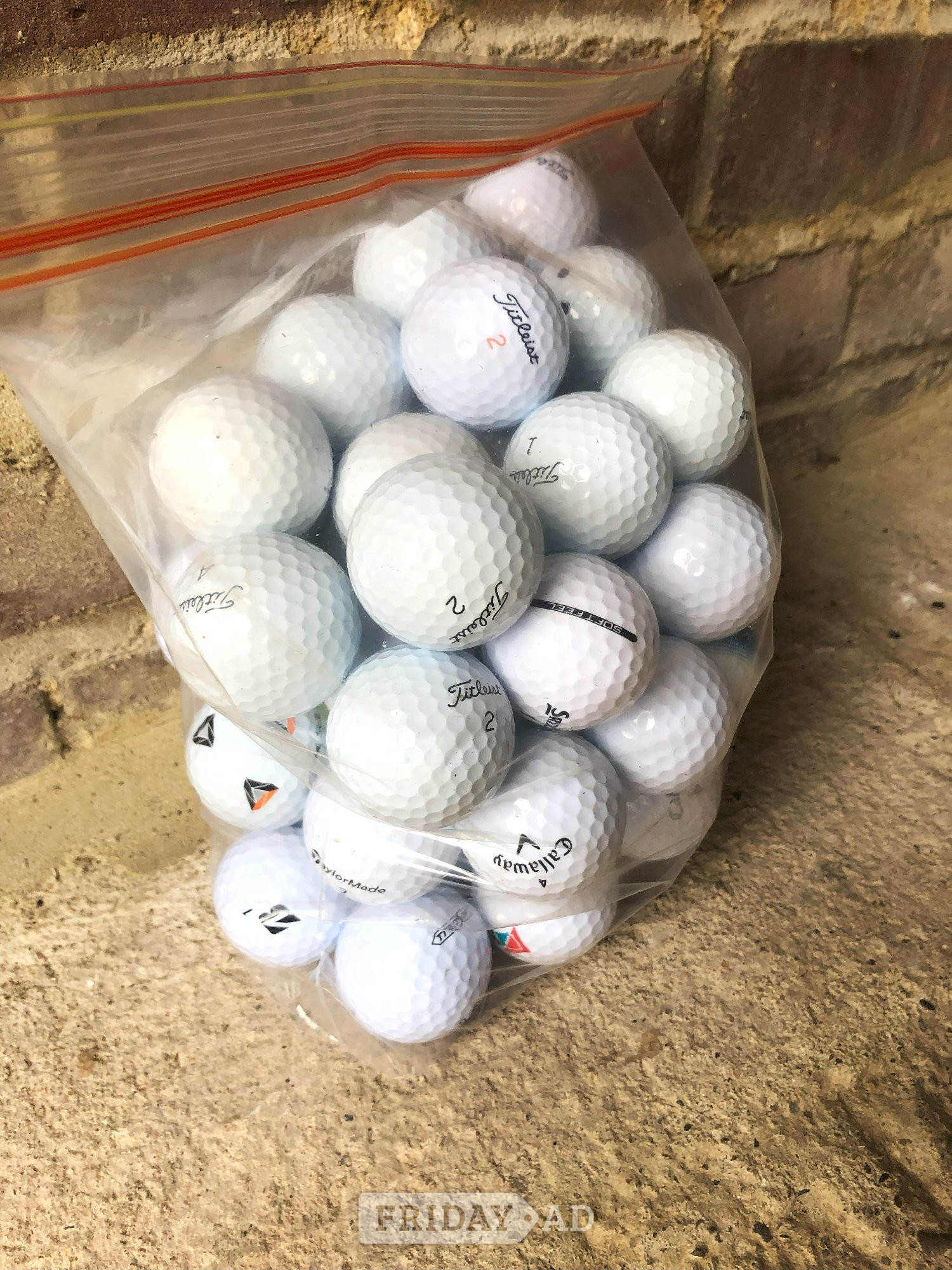 Golf balls. Grade A. (bag of 50)