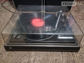 Vintage Dual CS505-2 Turntable with Clear Dust Cover – 1989