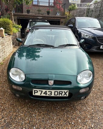 1997 MGF Convertible with Hard Top Roof