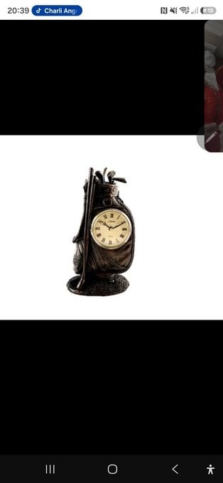 Golf club clock from 1980s
