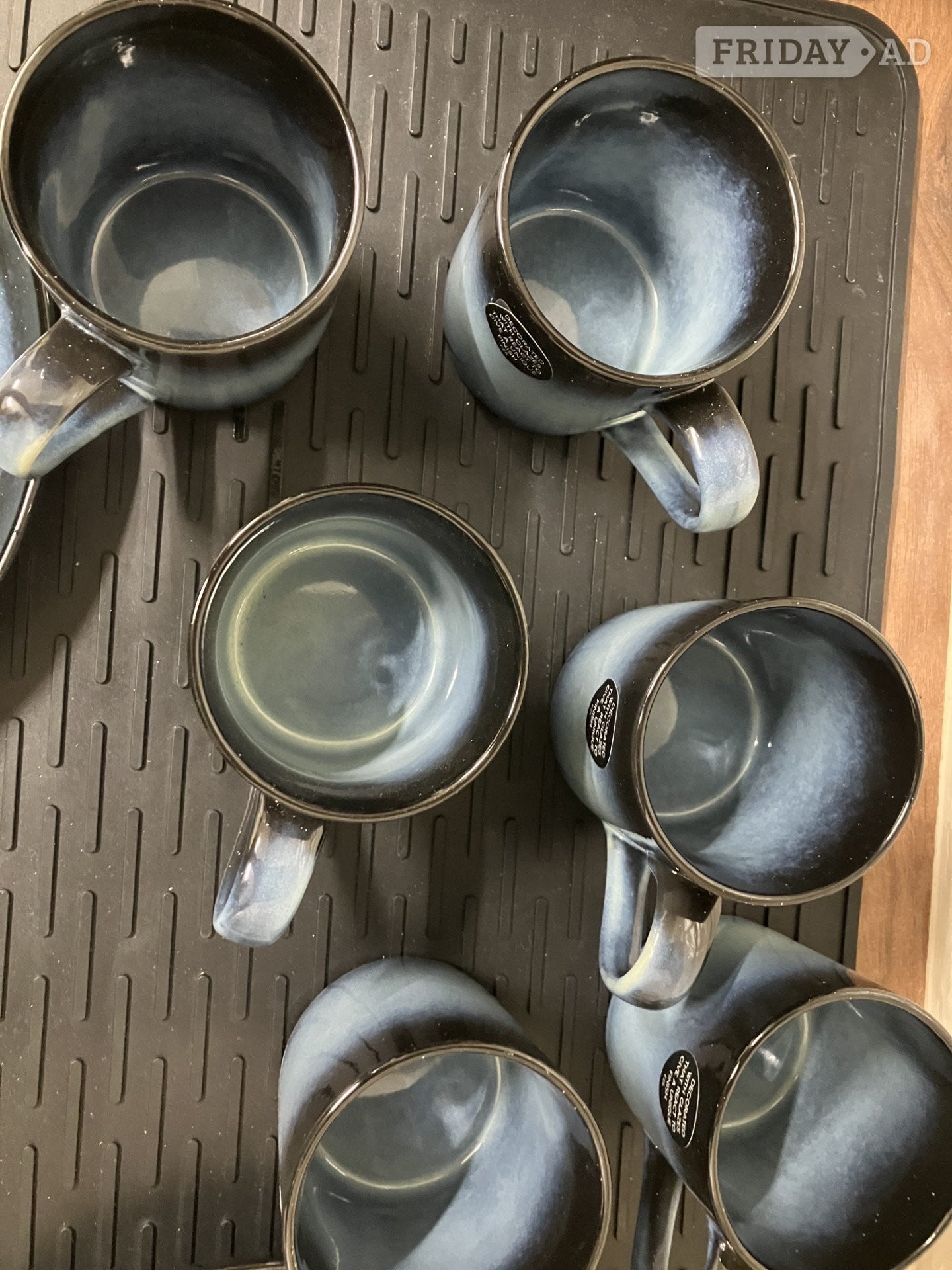 Croydon BNWT 2x  M&S Amberley Dinner Plates, Navy, 2x bowls, 6 x mugs
