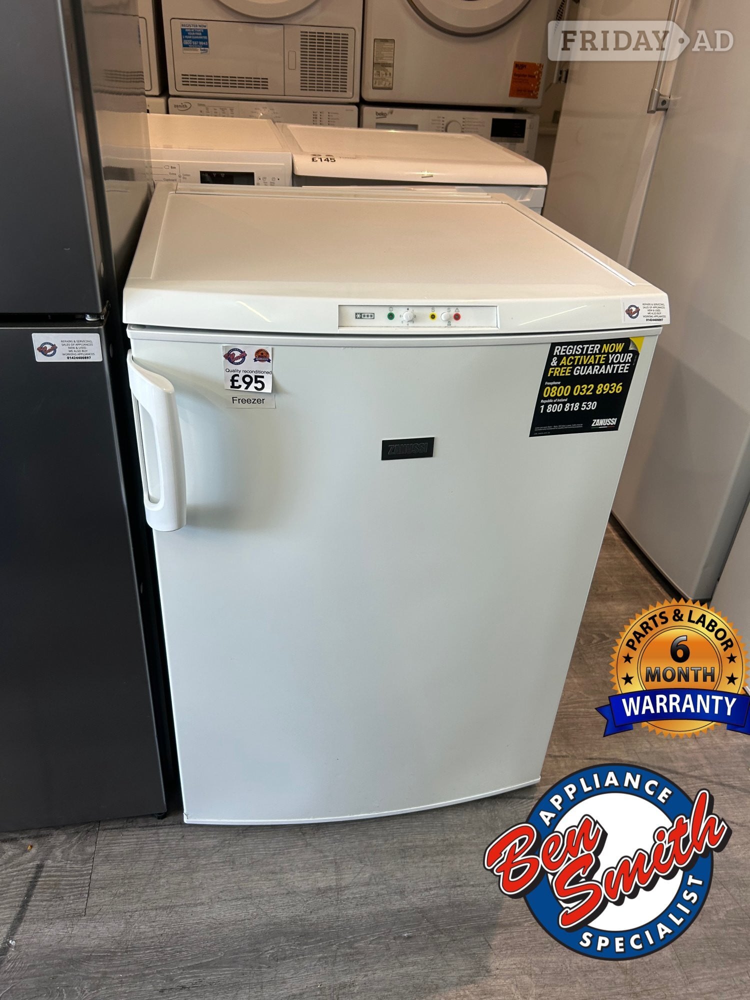ZANUSSI UNDERCOUNTER FREEZER in St. Leonards-On-Sea