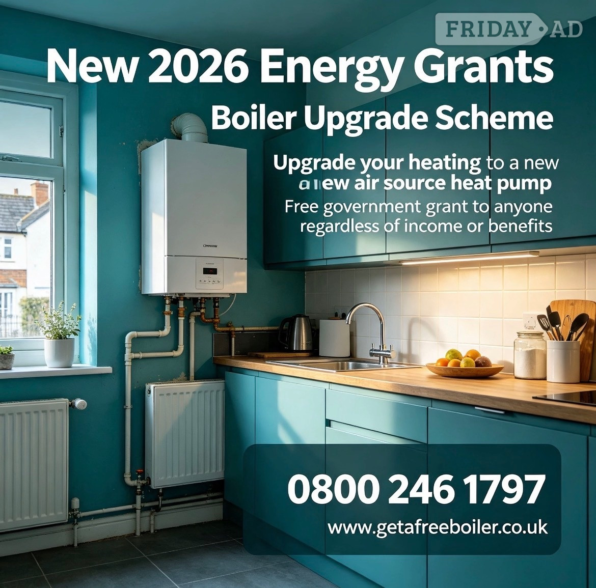Free Boiler Upgrade Scheme  in Luton