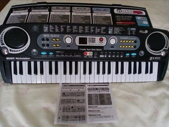 Music Workstation with 54 Keys
