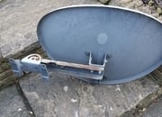 SKY SATELLITE DISH WITH BRACKET (3 AVAILABLE)