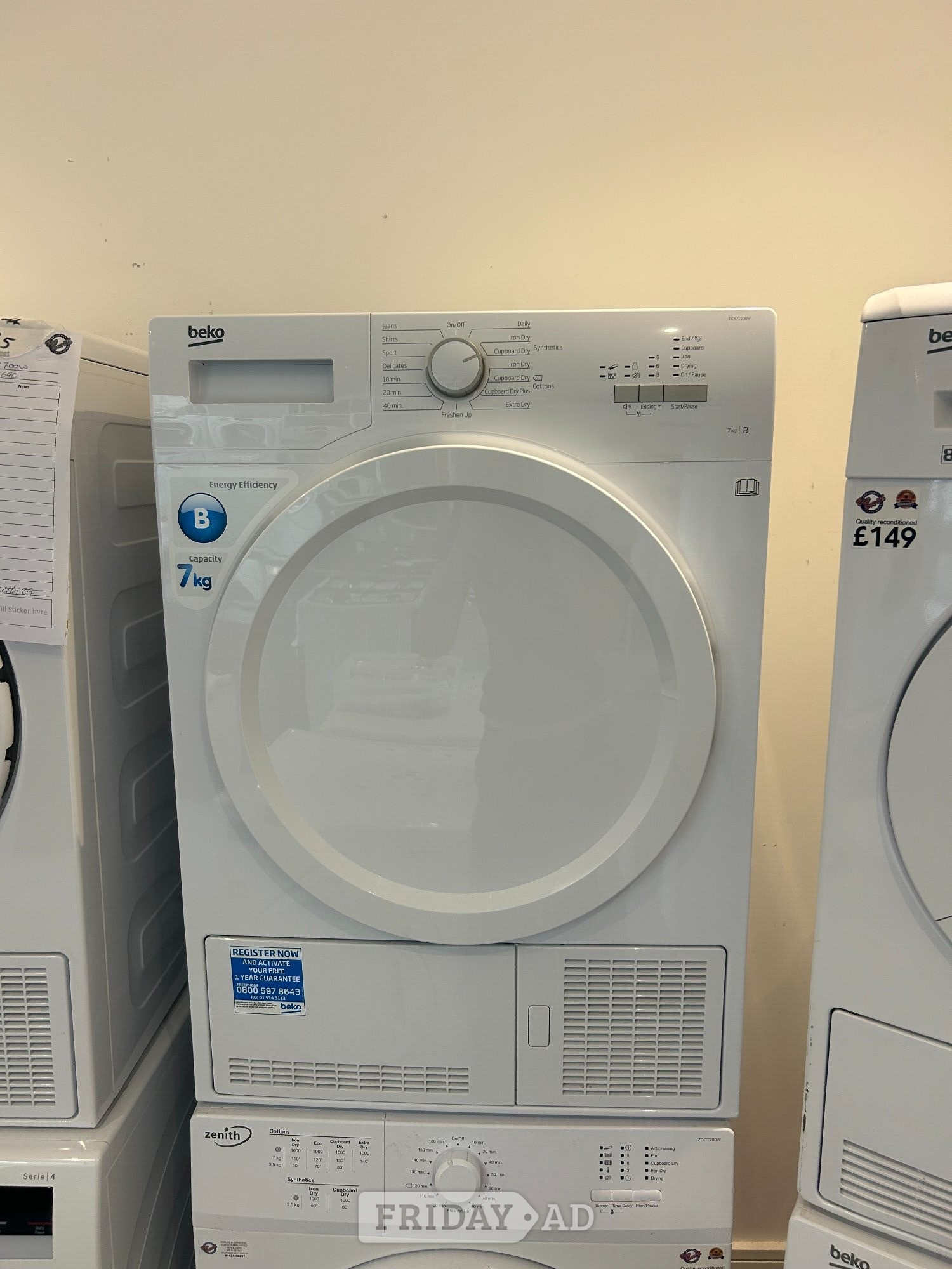 BEKO 7KG DRYER - Home Appliances