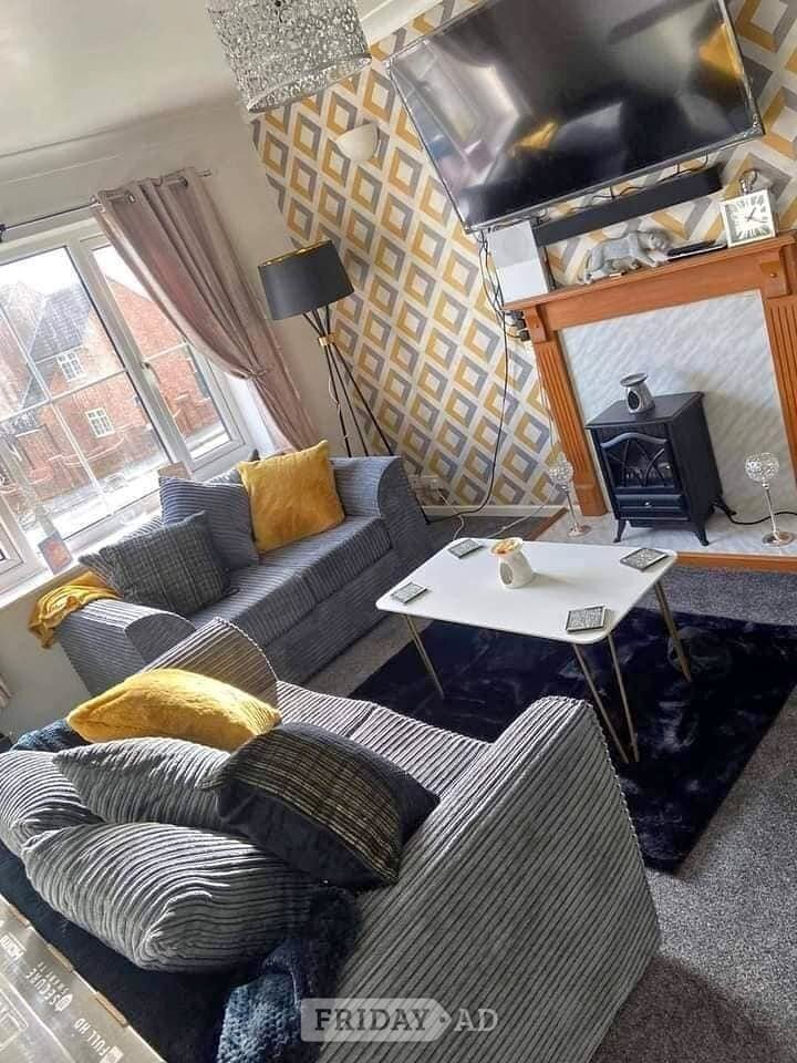 🛋️ Grey Corded 3+2 Sofa Set | Brand New | Fast Delivery 🚚