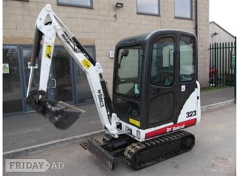 Bobcat 323 Mini Excavator-2009