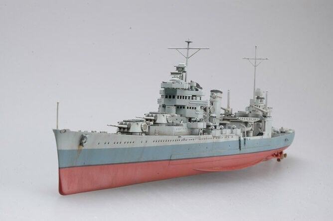 Worthing Trumpeter 1:350 scale USS San Francisco.