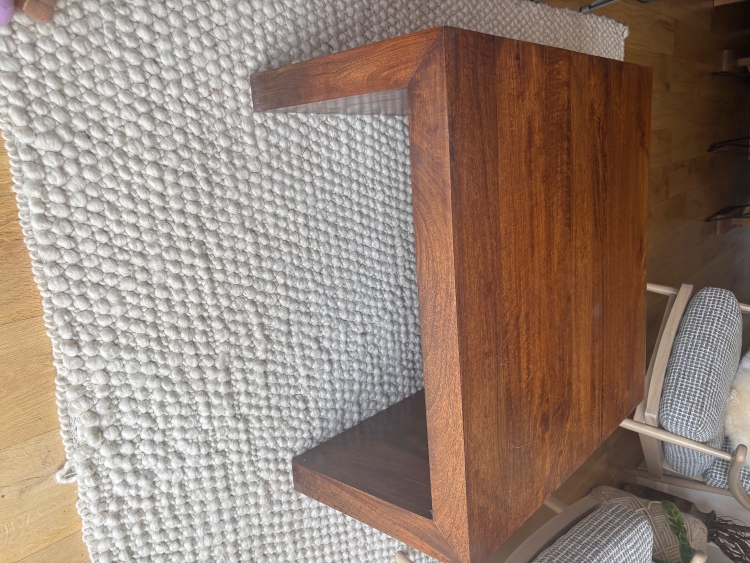 Large side table or coffe table. Heavy mango wood