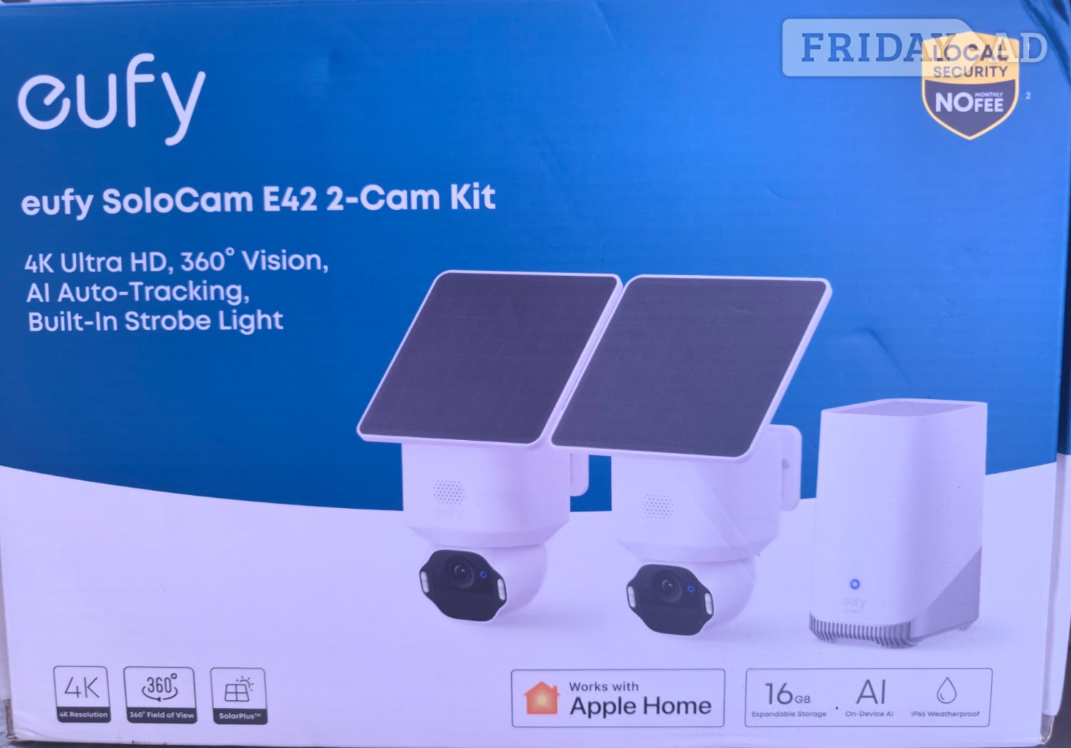 Home SECURITY KIT including, Eufy Homebase S380, BionicMind Ai