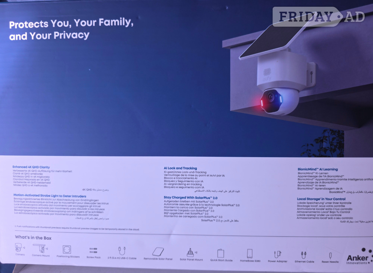 Home SECURITY KIT including, Eufy Homebase S380, BionicMind Ai - Garden in Hove