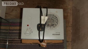 Fan Heater - for the cold evenings!