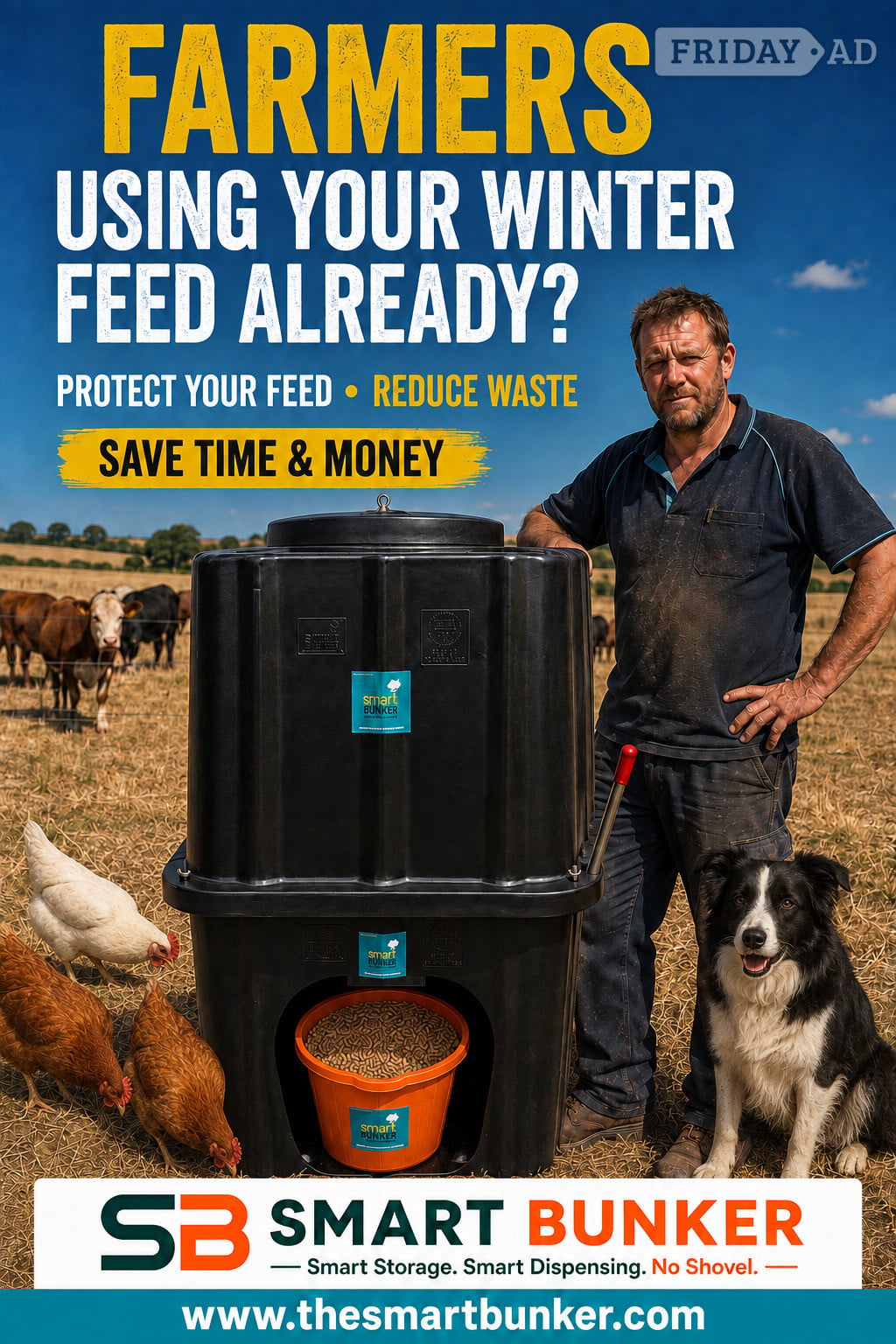 The Smart Bunker Animal Feed Storage  - Agricultural in Brighton