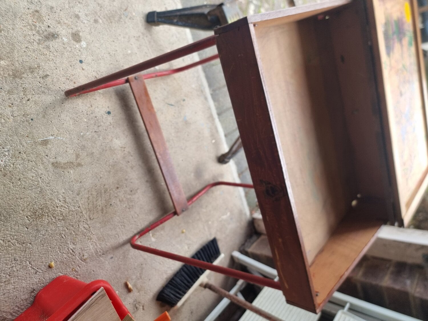 Vintage children's play desk 